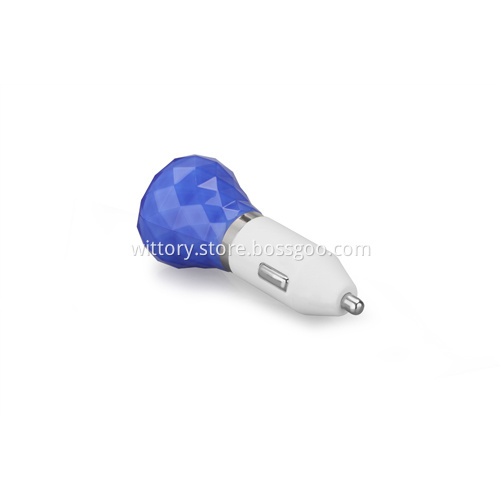 Candy Color Series Blue Car Charger